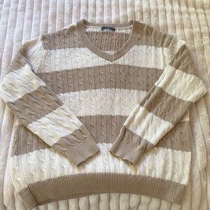 Brandy Melville Knit V-Neck Sweater